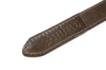 Quick draw leather belt