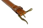 Quick draw leather belt